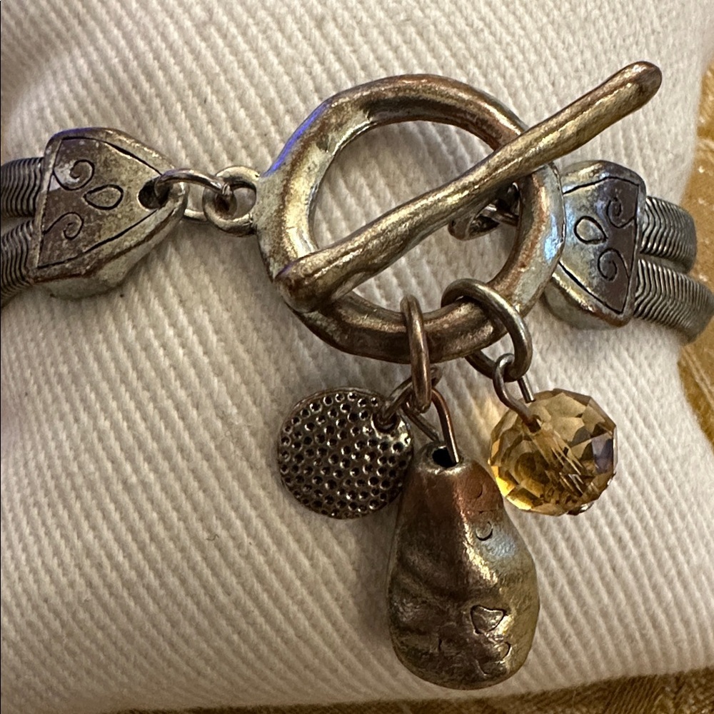 Unique & Artistic Silver Charm Bracelet View 2